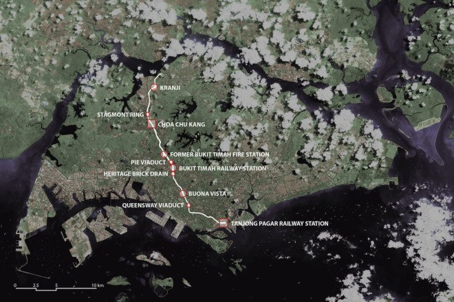 Nikkei Sekkei, rails to trails, Singapore, Rail Corridor Singapore, Urban Redevelopment Authority, Lines of Life by Nikken Sekkei, Tierra Design, Arup Singapore, linear park,