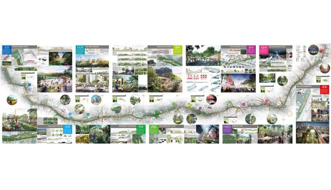 Nikkei Sekkei, rails to trails, Singapore, Rail Corridor Singapore, Urban Redevelopment Authority, Lines of Life by Nikken Sekkei, Tierra Design, Arup Singapore, linear park,