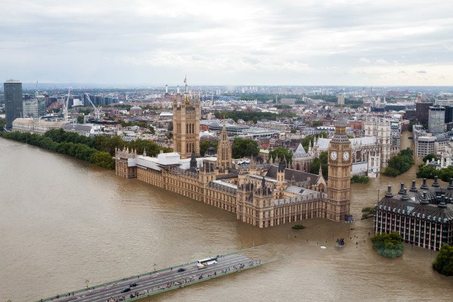 sea level rise, climate central, climate change, London, Shanghai, Mubmai, Rio de Janiero, Durban, New York City,