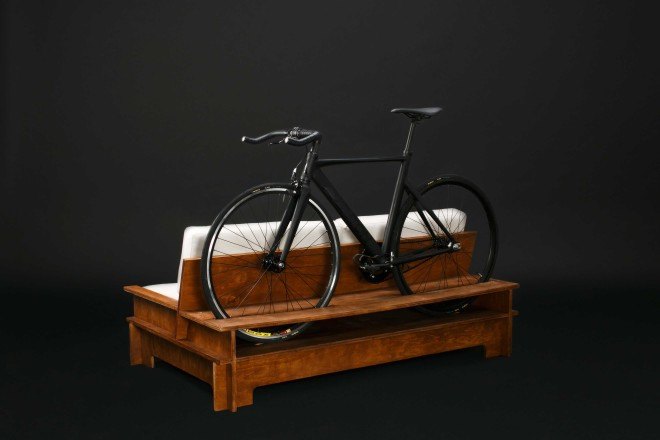 Manuel Roseel, furniture bike rack, Chol1, Chile, multifunctional furniture, bikes safe, bikes design, bike rack,