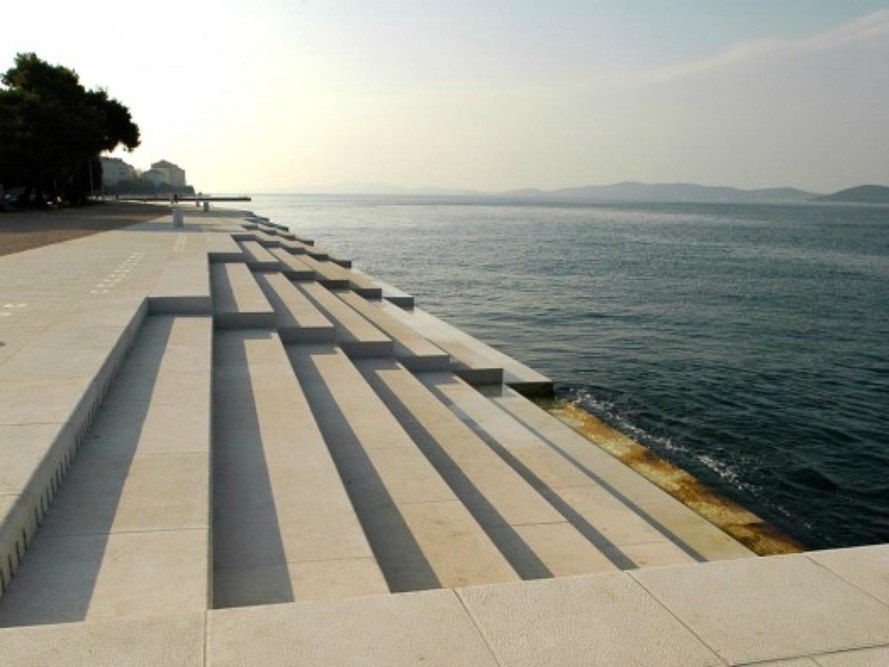 Morske Orgulje, Sea Organ, Zadar, croatian architect, music by the sea, sea-powered instrument, organ played by seawater, ocean organ, environmental music, acoustic structures, ocean music organ, ocean organ, music in architecture, architectural music