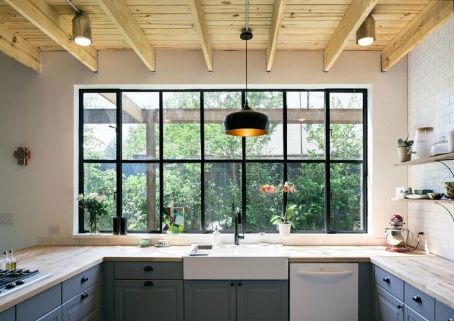 Garden St Home, Pavonetti Architecture, Austin, Texas, texas architecture, architecture, contemporary home design, contemporary interior design, austin homes, austin architecture, cedar siding, pitched roof, barn design, handmade steel staircase,