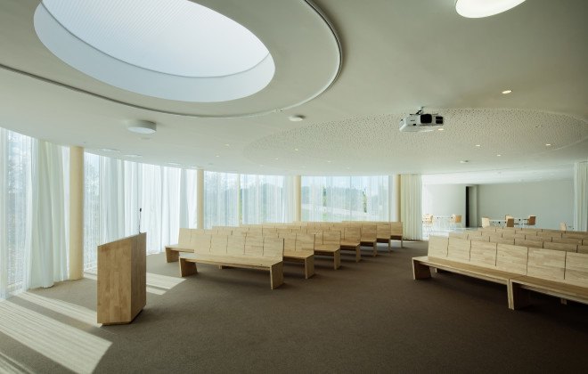 plan 01 architects, plan 01, amiens crematorium, crematorium, takuji shimmura, laure vasconi, funeral home, french architecture, funeral architecture, concrete, daylighting