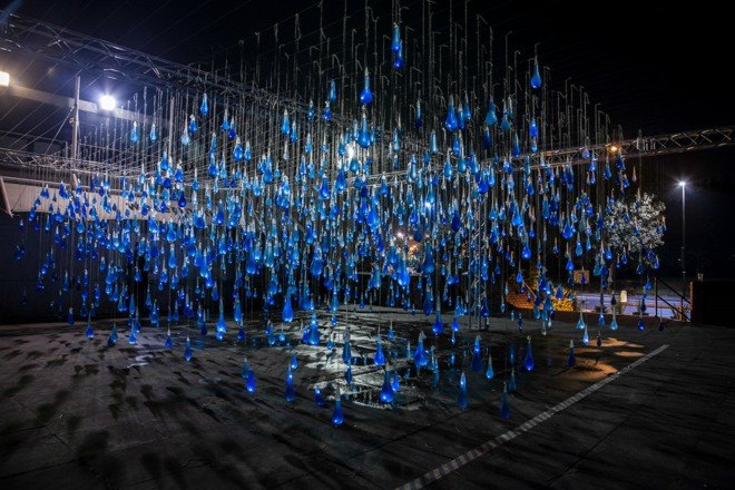 Luzinterruptus, Rain Interactive, Totally Thames festival, Waterman Arts Centre, art collective, urban art, street art, street installations, Street Heartbeats, portrait art, anonymous art collective Luzinterruptus,