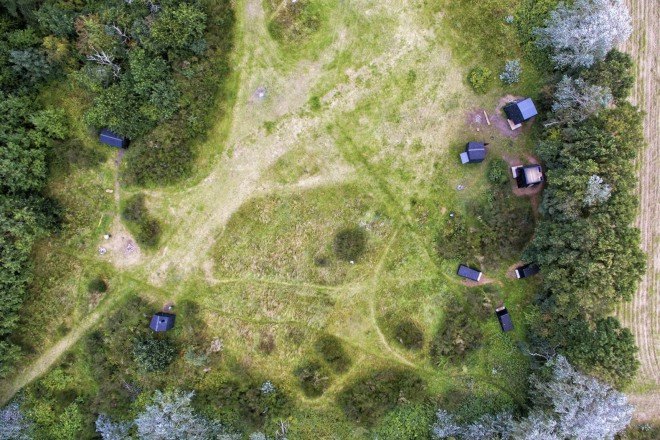 LUMO Architects, Shelters by the Sea by LUMO Architects, timber cabins. cabins, Blue Landmarks, South Fyn Archipelago, Fyn, wood tar oil, Denmark, Denmark islands,