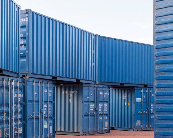BUREAU A, Steelhenge, Stonehenge, temporary architecture, shipping containers, reused materials, Geneva, Switzerland, green architecture, exhibition spaces