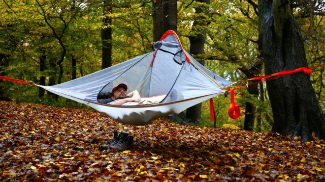 Flite, Flite tent, Tentsile Flite, Tentsile, tree tent, suspended tent, portable treehouse, camping, suspended camping, hammocks