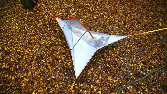 Flite, Flite tent, Tentsile Flite, Tentsile, tree tent, suspended tent, portable treehouse, camping, suspended camping, hammocks