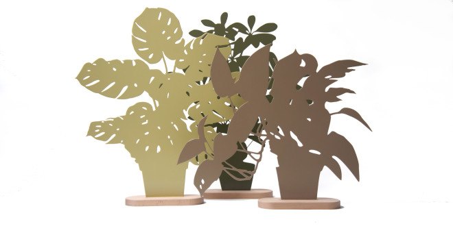 plant alternatives, artificial plants, metal plants, OOOMS, OOOMS Silhouettes, plant silhouettes, plant art, art, reader submission
