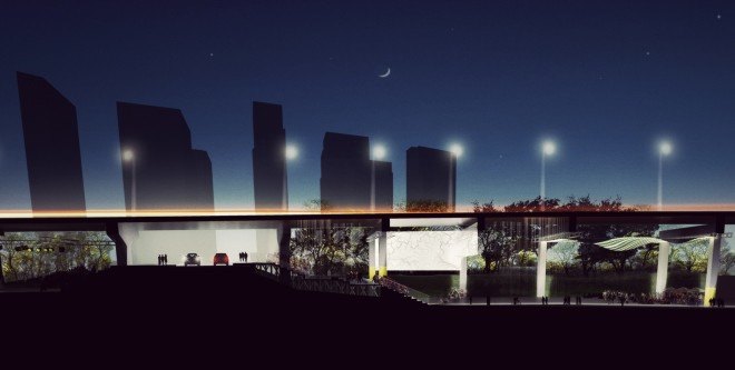 urban development, urban architecture, freeway, highway development, Toronto, Canada, Seoul Korea, Gardiner Expressway development, downtown Toronto, urban parks, bicycle infrastructure
