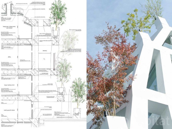 Sou Fujimoto, japanese architecture, tokyo architecture, japanese house, Japanese design, vertical forest, Bosco Verticale, green facade, omotesando, Omotesando Branches, Trees Building, facade