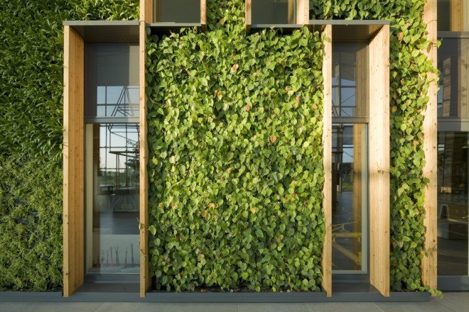 RAU architects, Alliander in Duiven, Alliander in Duiven by RAU Architects, BREEAM-NL, green renovation, vertical gardens, BREEAM, green wall, natural light, energy plus architecture, reader submitted content