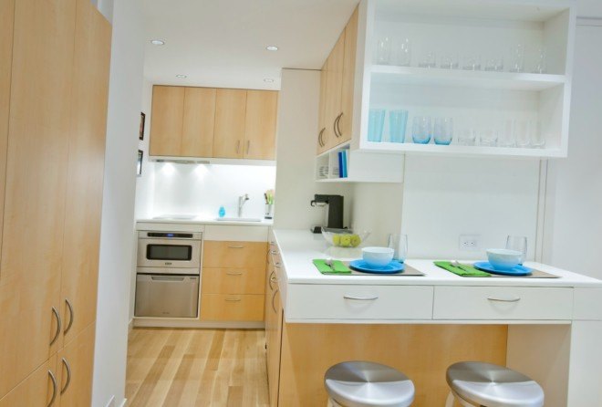 Allen+Killcoyne Architects, NYC micro apartment, tiny homes, compact design, space saving design, tiny home movement nyc, micro apartment nyc, partitioned rooms, space spaving partitions, tiny studio, studio spaces, green design, minimalist design, upper east side studio, tiny studio ues