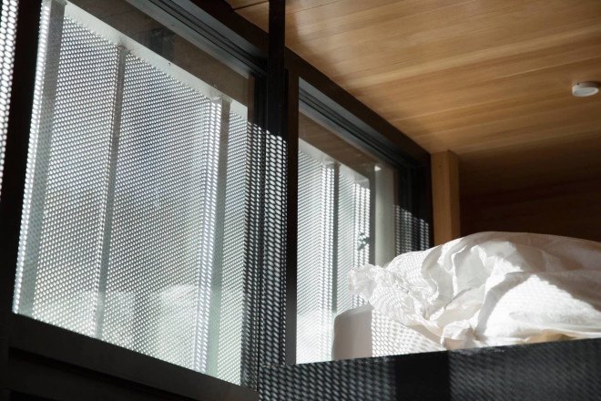 Atlas, Atlas tiny home, tiny house, tiny home, microhome, portable home, mobile home, tiny mobile home, solar powered home, solar powered tiny home, Atlas by F9 Productions, F9 Productions, rainwater collection, photovoltaic system,