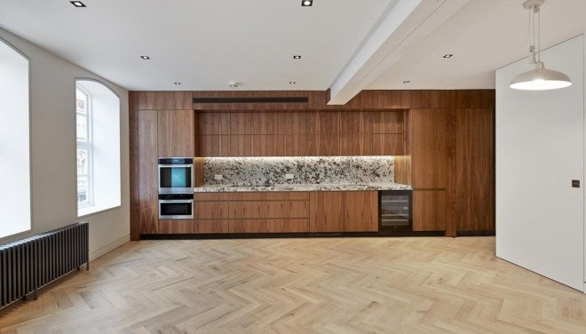 warehouse renovation, London, green renovation, skylights, Emrys Architects, slanted roofs, natural light, brickwork, brick building, historical building, listed building
