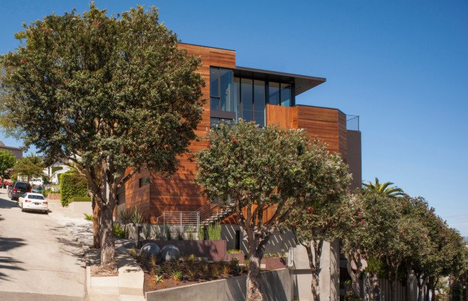 george bradley, george bradley architecture, gb arch, buena vista residence, san francisco, california, reclaimed wood, reclaimed redwood siding, moffett field, hanger one, google