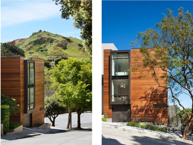 george bradley, george bradley architecture, gb arch, buena vista residence, san francisco, california, reclaimed wood, reclaimed redwood siding, moffett field, hanger one, google