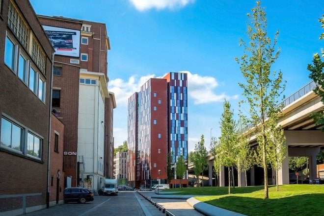 West 8, Engels Plein, Belgium, urban renovation, urban renewal, green spaces, urban design, Rotterdam design studio, human scale, public spaces