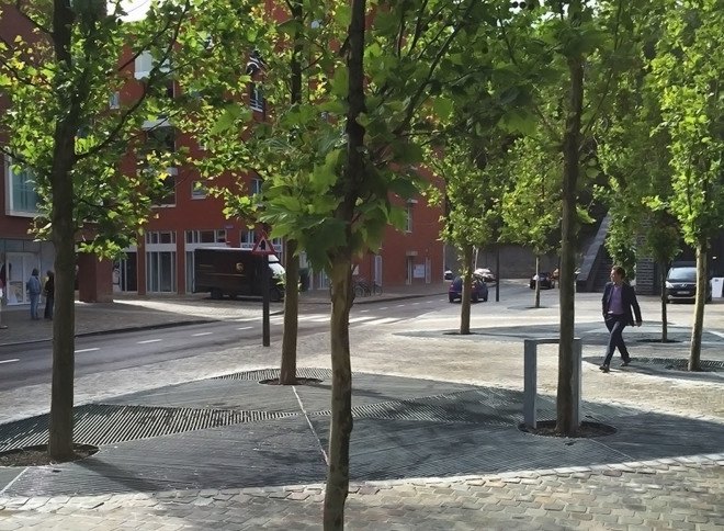 West 8, Engels Plein, Belgium, urban renovation, urban renewal, green spaces, urban design, Rotterdam design studio, human scale, public spaces