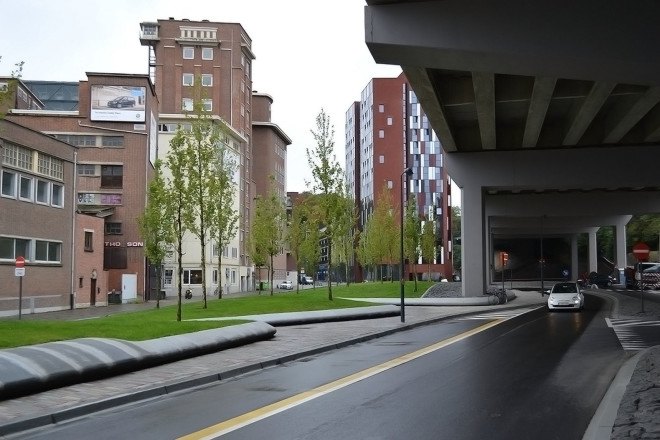 West 8, Engels Plein, Belgium, urban renovation, urban renewal, green spaces, urban design, Rotterdam design studio, human scale, public spaces