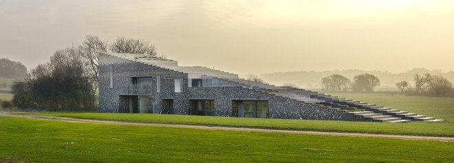 RIBA, UK’s best house, Lord Rothschild, 2015 RIBA House of the Year, RIBA House of the Year, The Royal Institute of British Architects, Flint House, Skene Catling De La Pena, Flint House by Skene Catling De La Pena, RIBA Flint House, Buckinghamshire, flint