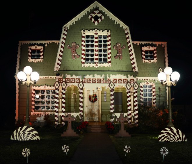 christine mcconnell, gingerbread house, christmas decorations, decorated home, gingerbread decorations, holiday decorations, holiday home decor