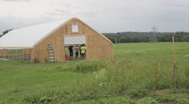 Claverack, heroic food, heroic food farm , veteran employment opportunities, ennead, ennead architects, raft landscape architecture, hudson new york, new york farms, social justice, inhabitat video