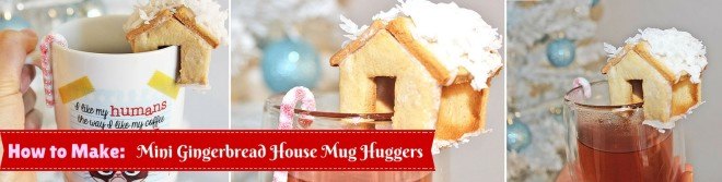 miniature gingerbread house, mini gingerbread house cup topper, gingerbread house mug topper, gingerbread mug hugger, mini gingerbread house, tiny gingerbread house, vegetarian recipe, holiday dessert, yuka yoneda, inhabitat video