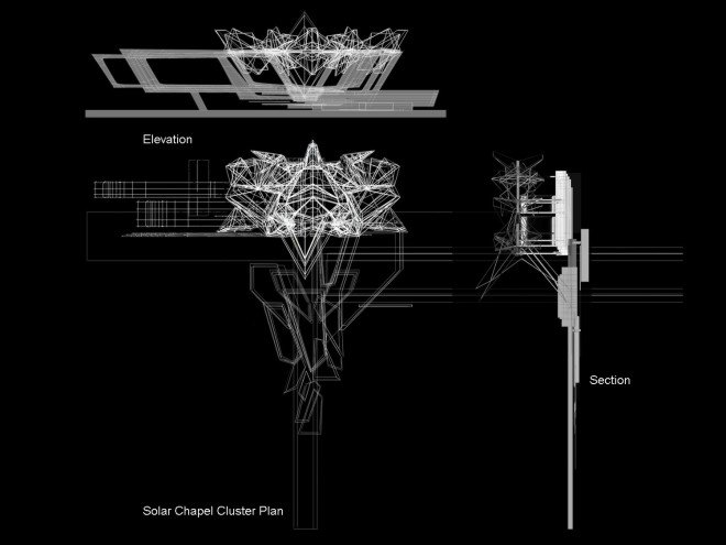 Margot Krasojevic, Solar Chapel Cluster by Margot Krasojevic, Solar Chapel, Solar Chapel cluster, reader submitted content