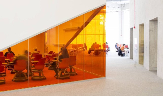Snøhetta, Zeidler Partnership Architects, Ryerson Student Learning Center, Toronto, Canada, green architecture, metal facade, flexible spaces, nature inspired design, natural light, learning