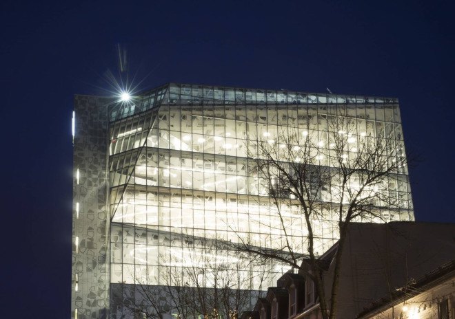 Snøhetta, Zeidler Partnership Architects, Ryerson Student Learning Center, Toronto, Canada, green architecture, metal facade, flexible spaces, nature inspired design, natural light, learning