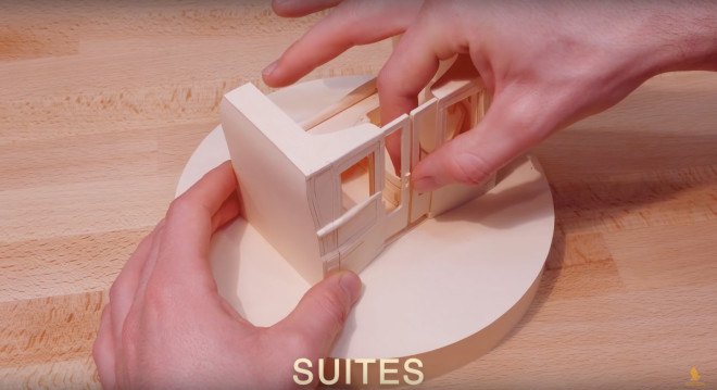 Luca Iaconi-Stewart, Singapore Airlines, Dentsu Möbius, model airplane, paper models, airplane models, detailed model