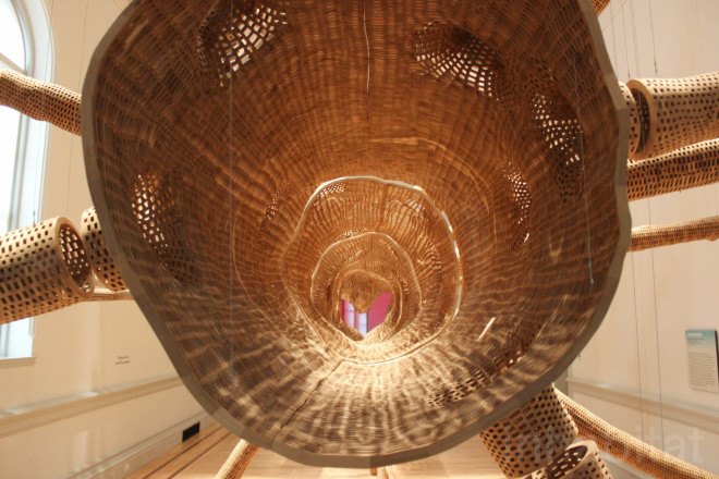 Wonder exhibit, Middle Fork, Middle Fork by John Grade, Renwick Gallery, biodegradable, tree art, site specific art, reclaimed wood, MadArt Studio, John Grade, plaster tree cast, tree cast, site specific sculpture, tree sculpture, hemlock, balsam poplar, western red cedar, reclaimed cedar, public art,