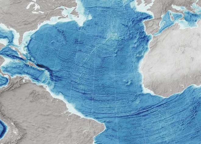 ocean floor, ocean floor map, ocean map, underwater map, nasa ocean floor map, nasa satellite, geodesy, gravity map, gravitational pull, gravity and ocean floor, seamounts, david sandwell, walter smith