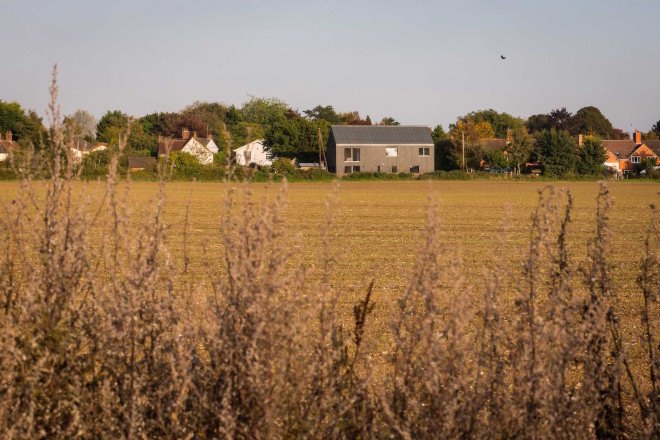 Passivhaus, Gresford Architects, tripled glazed, energy efficient, Old Water Tower by Gresford Architects, Chieveley, gabled building, Old Water Tower, barn-inspired architecture, low energy home, energy efficient architecture, broken plan layout, broken plan