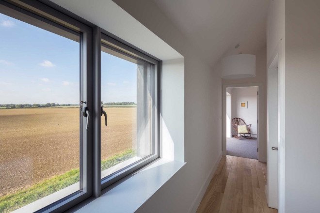 Passivhaus, Gresford Architects, tripled glazed, energy efficient, Old Water Tower by Gresford Architects, Chieveley, gabled building, Old Water Tower, barn-inspired architecture, low energy home, energy efficient architecture, broken plan layout, broken plan