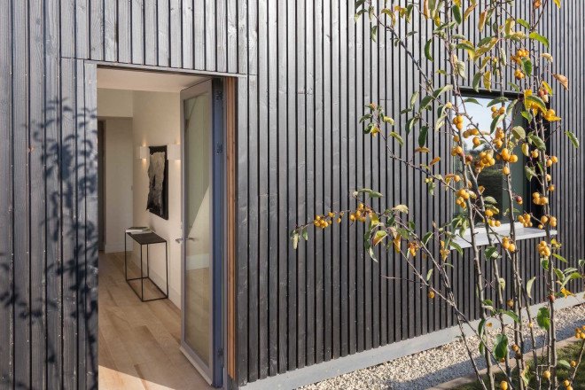 Passivhaus, Gresford Architects, tripled glazed, energy efficient, Old Water Tower by Gresford Architects, Chieveley, gabled building, Old Water Tower, barn-inspired architecture, low energy home, energy efficient architecture, broken plan layout, broken plan