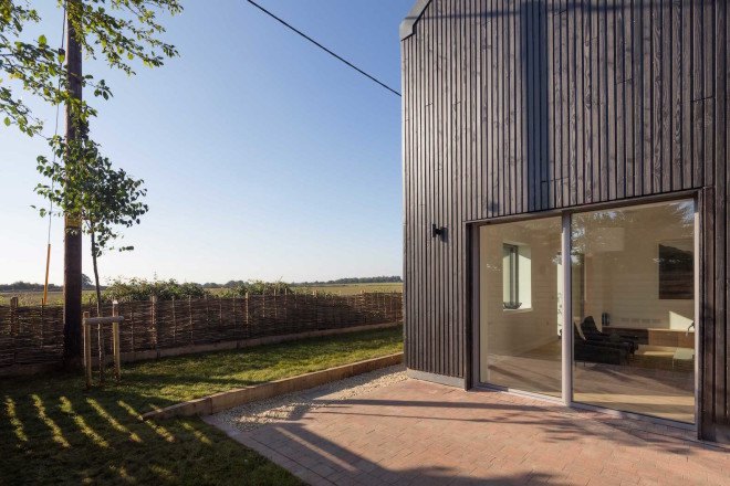 Passivhaus, Gresford Architects, tripled glazed, energy efficient, Old Water Tower by Gresford Architects, Chieveley, gabled building, Old Water Tower, barn-inspired architecture, low energy home, energy efficient architecture, broken plan layout, broken plan