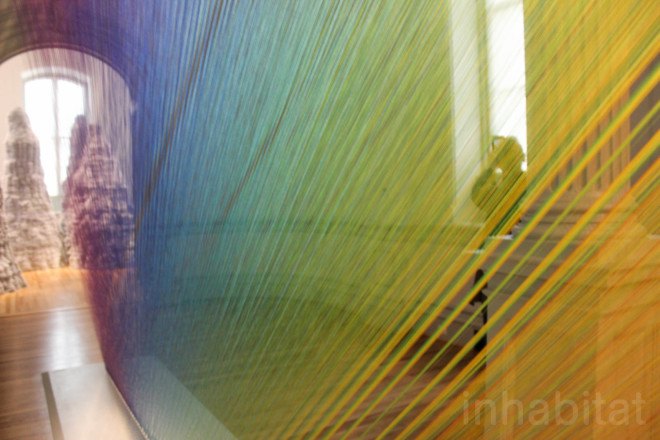 Gabriel Dawe, thread, embroidery, embroidery art, thread art, thread installation, Plexus, Plexus by Gabriel Dawe, Plexus A1 by Gabriel Dawe, Renwick Gallery, Smithsonian American Art Museum, site specific artwork, site specific installation,