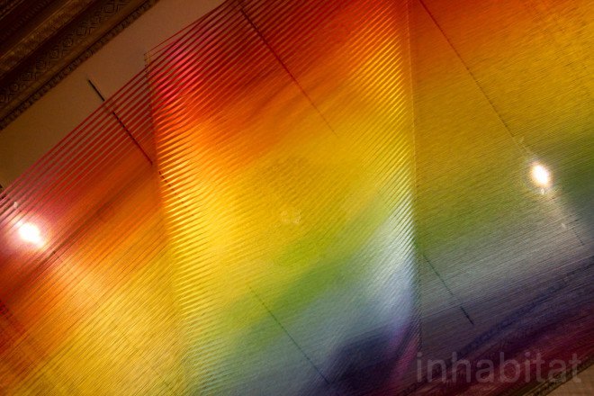 Gabriel Dawe, thread, embroidery, embroidery art, thread art, thread installation, Plexus, Plexus by Gabriel Dawe, Plexus A1 by Gabriel Dawe, Renwick Gallery, Smithsonian American Art Museum, site specific artwork, site specific installation,