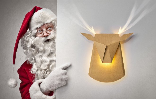 Popup lighting, deer head lamp, wall-mounted deer lamp, led lamp popup lighting, santa and the reindeer lamp, popup lighting holiday lights