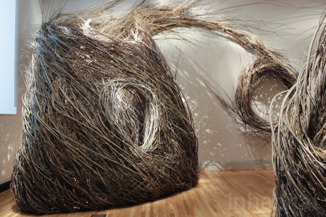 Patrick Dougherty, Renwick Gallery, Shindig, Shindig by Patrick Dougherty, willow sapling art, twig art, stick art, environmental art, Smithsonian, Smithsonian American Art Museum, site specific art, site specific installation, Renwick Gallery Wonder exhibit,