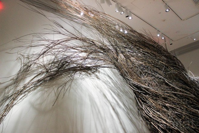 Patrick Dougherty, Renwick Gallery, Shindig, Shindig by Patrick Dougherty, willow sapling art, twig art, stick art, environmental art, Smithsonian, Smithsonian American Art Museum, site specific art, site specific installation, Renwick Gallery Wonder exhibit,
