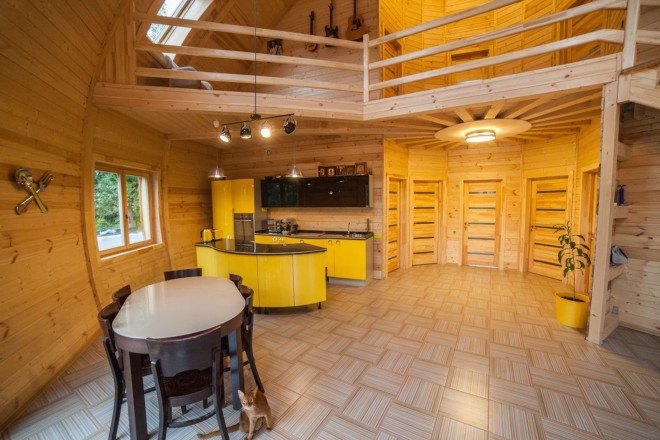 SkyDome, dome home, dome house, pine wood, wooden dome home, energy efficient architecture, energy efficient home, green architecture, spherical home