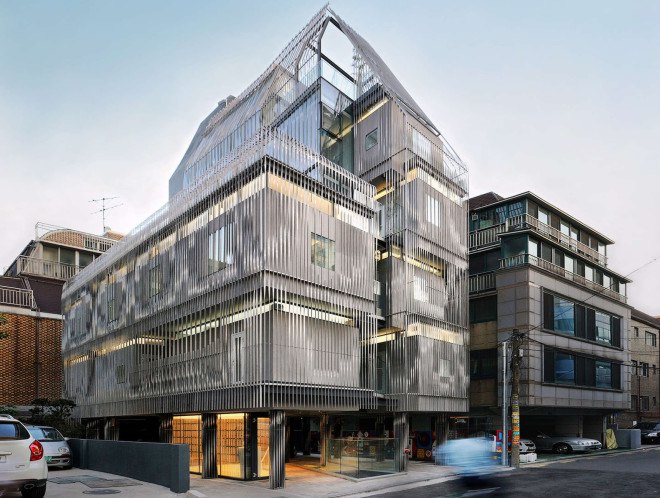 Songpa Micro-Housing, Seoul, SsD Architecture, micro-housing, green architecture, public spaces, auditorium, communal spaces, shared spaces, flexible design