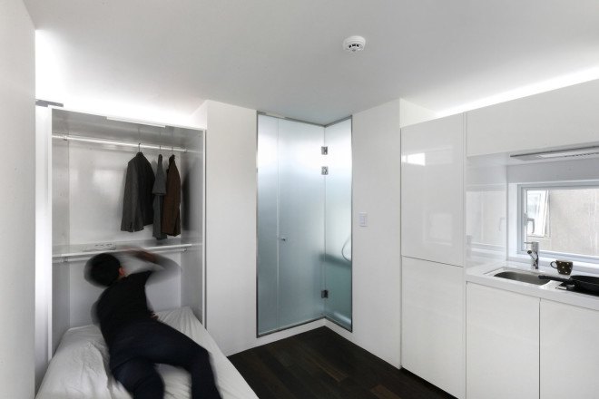 Songpa Micro-Housing, Seoul, SsD Architecture, micro-housing, green architecture, public spaces, auditorium, communal spaces, shared spaces, flexible design