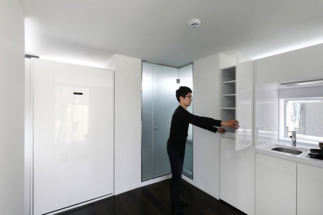 Songpa Micro-Housing, Seoul, SsD Architecture, micro-housing, green architecture, public spaces, auditorium, communal spaces, shared spaces, flexible design