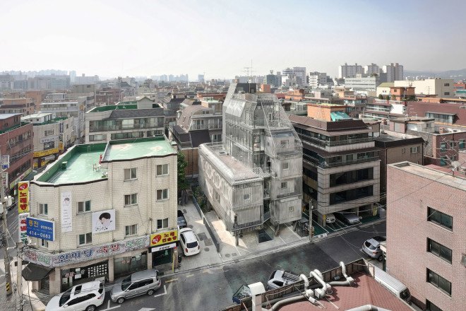 Songpa Micro-Housing, Seoul, SsD Architecture, micro-housing, green architecture, public spaces, auditorium, communal spaces, shared spaces, flexible design