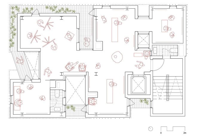 Songpa Micro-Housing, Seoul, SsD Architecture, micro-housing, green architecture, public spaces, auditorium, communal spaces, shared spaces, flexible design