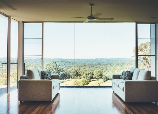 Teeland Architects, Stealth House, Stealth House by Teeland Architects, photovoltaic systems, wastewater recycling, natural light, cantilevered home, panoramic views, site specific design, cantilever, solar-powered house, Sunshine Coast,